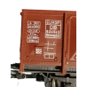 GÜTZOLD HO - DB Europ Dump Wagger, 60-80, Scala 1:87