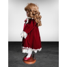 Muñeca de porcelana victoriana - Vestido de Burdeos 40 cm