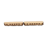 Lot de 2 wagons Pullman vintage miniatures – 9 cm