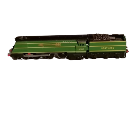 Südliche 21C110 Miniaturlokomotive "Goldener Pfeil" + Unterstützung - Skala N **