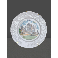 Placa decorativa em porcelana francesa PM - Basílica de Lisieux