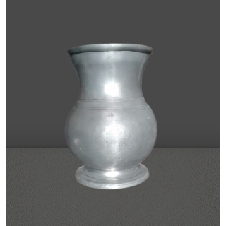 Set Pitcher + 2 TASTEVINS IN TIN "DE MANS VAN MANOIR" PEWER PARIJS, MIDDEN xxᵉ