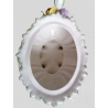 Tureen italiano en resbalón - Val del Brenta - Decoración floral en relieve - Auténtico Vintage Lozaware