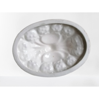 Tureen italiano no Slip - Val del Brenta - decoração floral em relevo - Authentic Vintage Warthenware