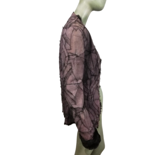 Magnifique Veste Collector en Cuir Costume National Luxe