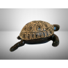 Artisanal ceramic turtle Made in France – Vintage 1950-1970 geometric decor