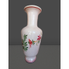 Handgemalte Blumenvase - Vintage Handwerk Fayence 39 cm
