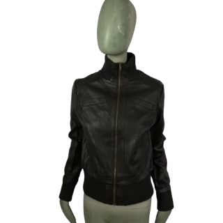 Chaqueta de mujer marrón oscuro QUJIJIA MODELO CLÁSICO MOD. F-01