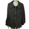 Cape Femme Dégriffée Noire – Taille M/L – Made in Italy