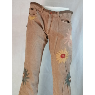 Pants Weber Embroidered flowers Modello 032/152.12000-15