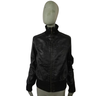 Chaqueta negra de la mujer conjjia Modelo clásico mod. F-01