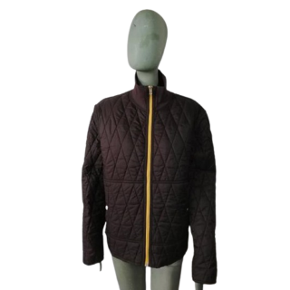 Weinlese-gesteppte Jacke Block 60 Mod.001 - Größe L - 90er