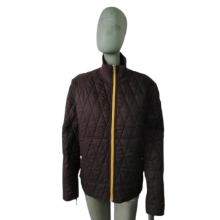 Weinlese-gesteppte Jacke Block 60 Mod.001 - Größe L - 90er