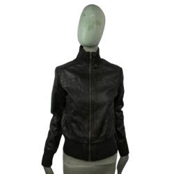 Casaco Qujijia Dark Brown mulher - modelo clássico (tamanho S)