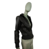 Jacke Qujijia dunkelbraune Frau - klassisches Modell (Größe s)