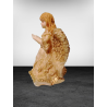 Figurina di angelo in resina dorata leggendo un libro - Deco spirituale