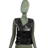 Top Leather C'N'C' Costume National Vintage Mod. 90100