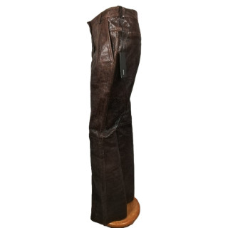 Pantalones de cuero del colector del modelo de Ruffo. 25266