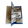 Miniatuur rode vrachtwagen van het Black Island of Tintin Moulinsart 1/43
