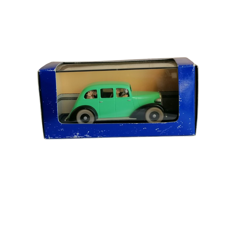 Tintin in America – Green Car Collection Blue Box + Certificate