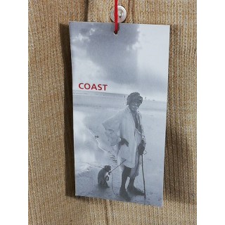 Vintage shirt Coast Geribbelde fluwelen articolo pat53