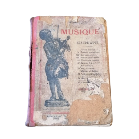 Claude Augé Music Book - Schule Edition Larousse 1910-1920