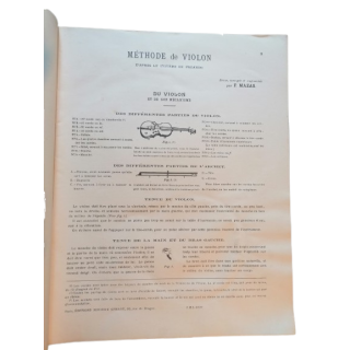 Mazas – Complete violin method (Édition Maurice Senart, 1915)