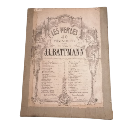 Former sheet music "The Pearls" n°48 – Indiana (Mazurka)