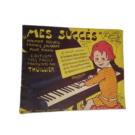 Oude collectie "Mijn succes" 6 bladmuziek - edities Francis Salabert