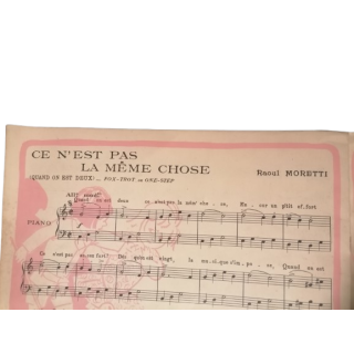 Oude collectie "Mijn succes" 6 bladmuziek - edities Francis Salabert