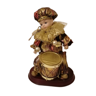 Bambola di musica vintage - Clown Automatizzatore Drum