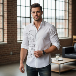 Camisa JC de Castelbajac Tintin & Milou Art. J 61504