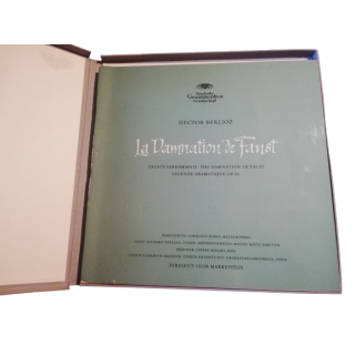 Scatola in vinile Hector Berlioz - The Dannation - Faust - Igor Markevitch