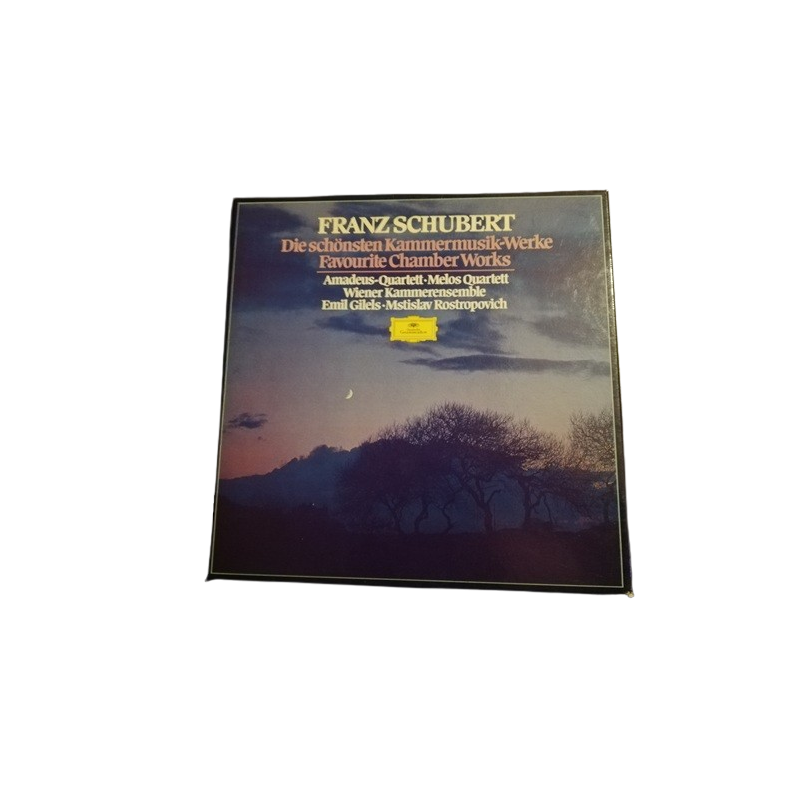 Coffret vinyle Franz Schubert – Œuvres de chambre – Édition DG rare