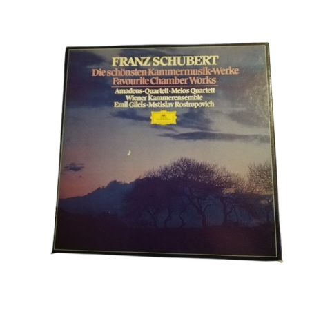Cabinet in vinile Franz Schubert - Lavori in camera - Rare DG Edition