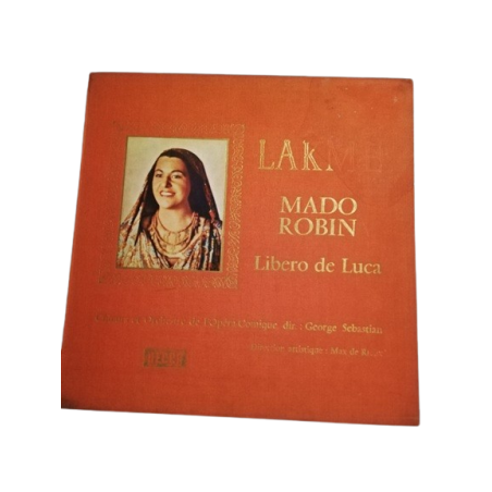Lakmé – Mado Robin / Libero de Luca – Coffret 3 vinyles