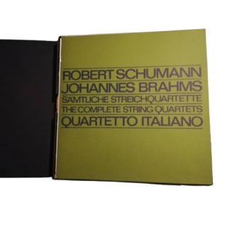 Brahms & Schumann Philips 3 LP Philips Box, complete strijkverblijven