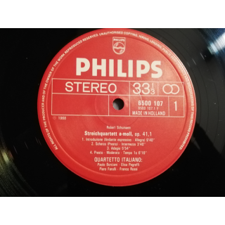 3 LP Philips Box by Brahms & Schumann, Complete String Quartets