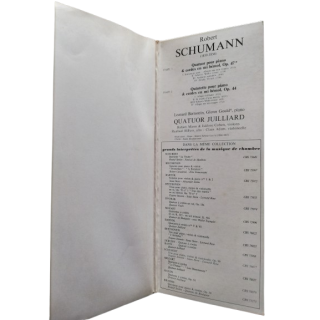 Schumann - Quintet & Quartet voor Piano - Gould / Bernstein - CBS LP