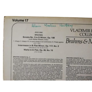 Wladimir Horowitz - Brahms & Moussorgsky | RCA Victrola LP
