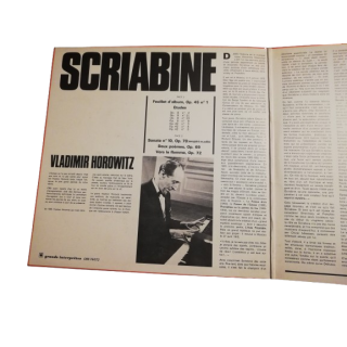 Scriabine van Horowitz - LP Piano CBS Grands Tolken