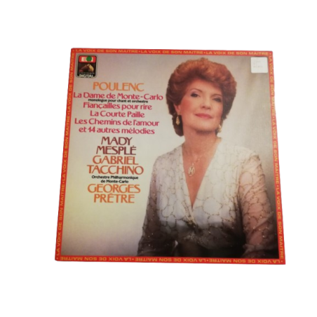 Poulenc - Die Dame von Monte-Carlo - LP EMI French Pressemage