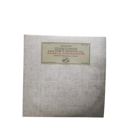 Wagner Tannhäuser Furtwängler LP 33T Rare Mono 25 cm Voice of His Master