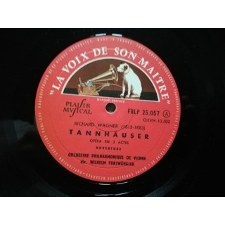 Wagner Tannhäuser Furtwängler LP LP LP 11 Seltene 25 cm Stimme seines Herrn