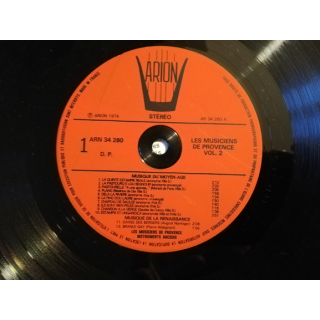 Musiker der Provence - Vol. 2 | Alte Instrumente (Arion 1974)