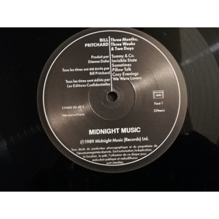 Bill Pritchard | Drie maanden, drie weken en twee dagen LP Original 1989