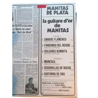 Manitas de Plata - The Gold Guitar (LP CBS)