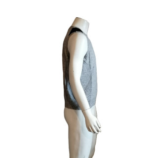 Balajo Archiv-Tank-Top-Mesh-Wollgrauer Chiné