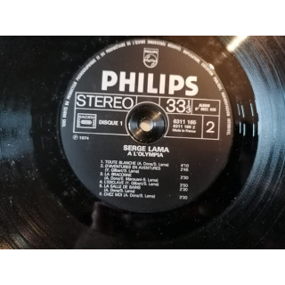 Serge Lama - op Olympia | Double 33 live tours (Philips)