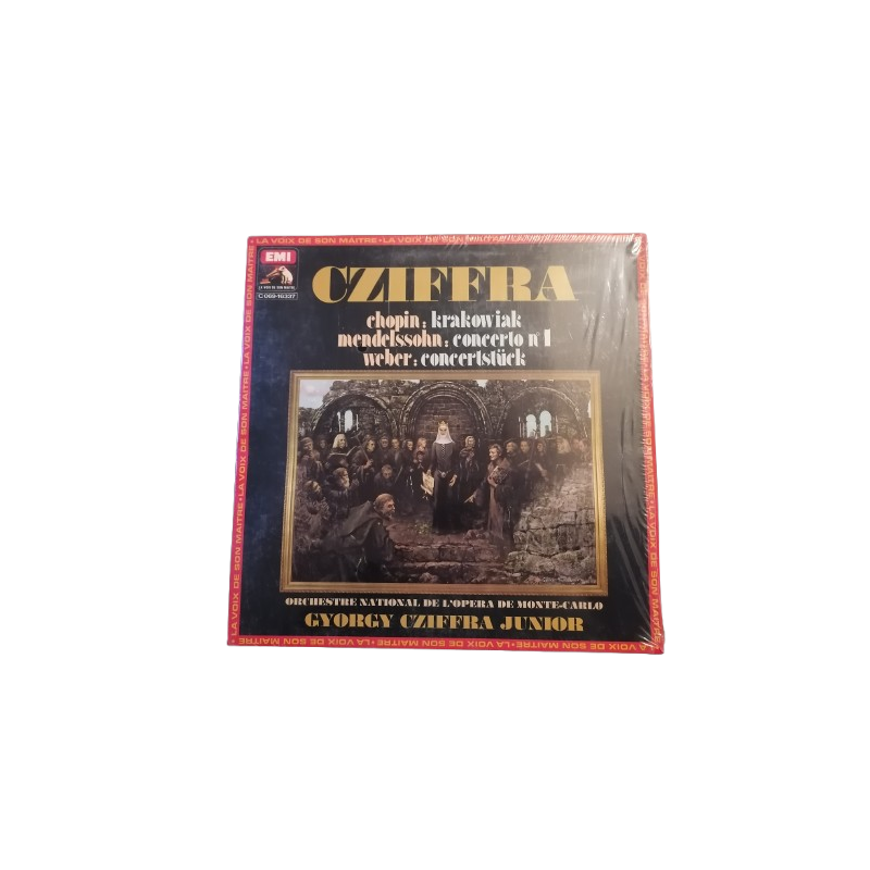 Vinil Cziffra Jr - Chopin • Mendelssohn • Weber - emi raro